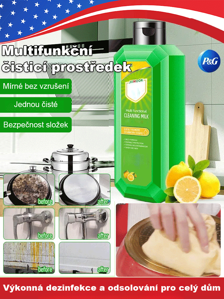 Multifunkční čisticí prostředek