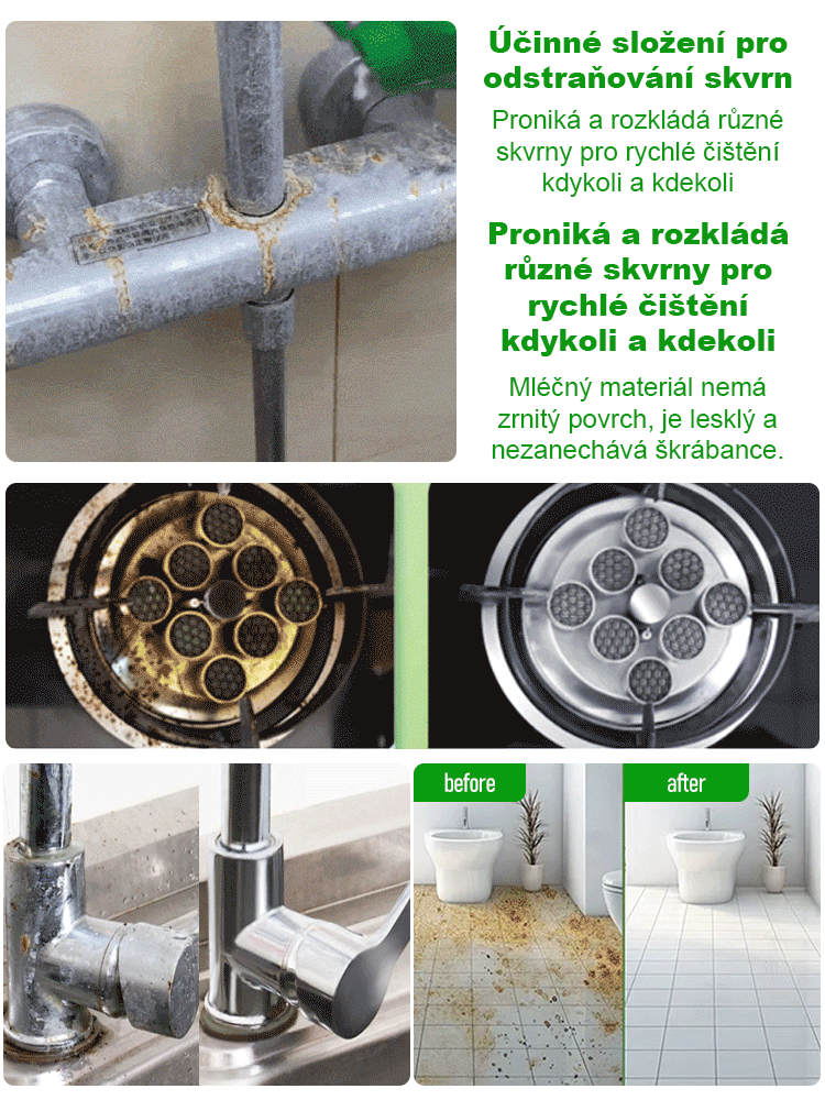 Multifunkční čisticí prostředek