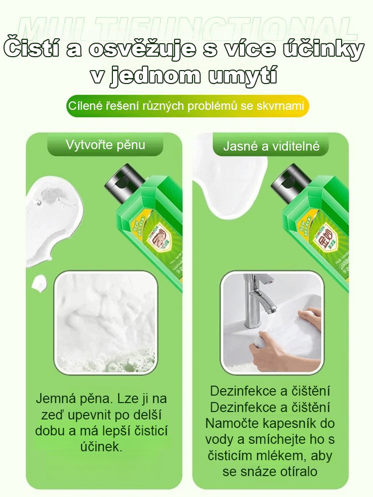 Multifunkční čisticí prostředek