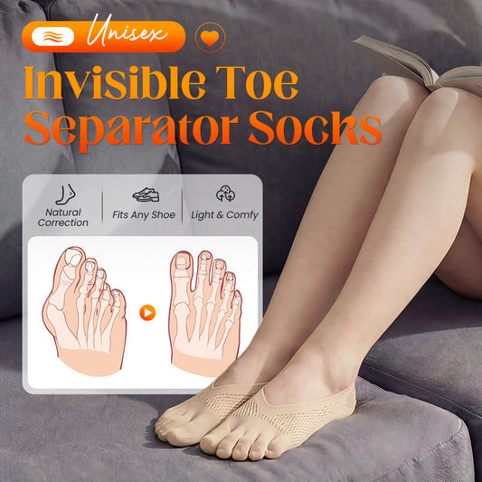 🔥Žhavý výprodej🔥Unisex neviditelné korekční pětiprsté ponožky