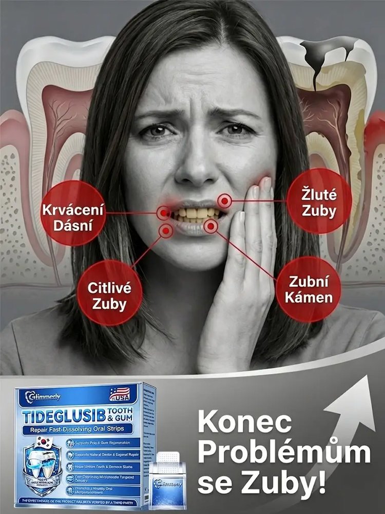 Náplasti pro péči o regeneraci zubů pro dokonalý úsměv – rychle rozpustné