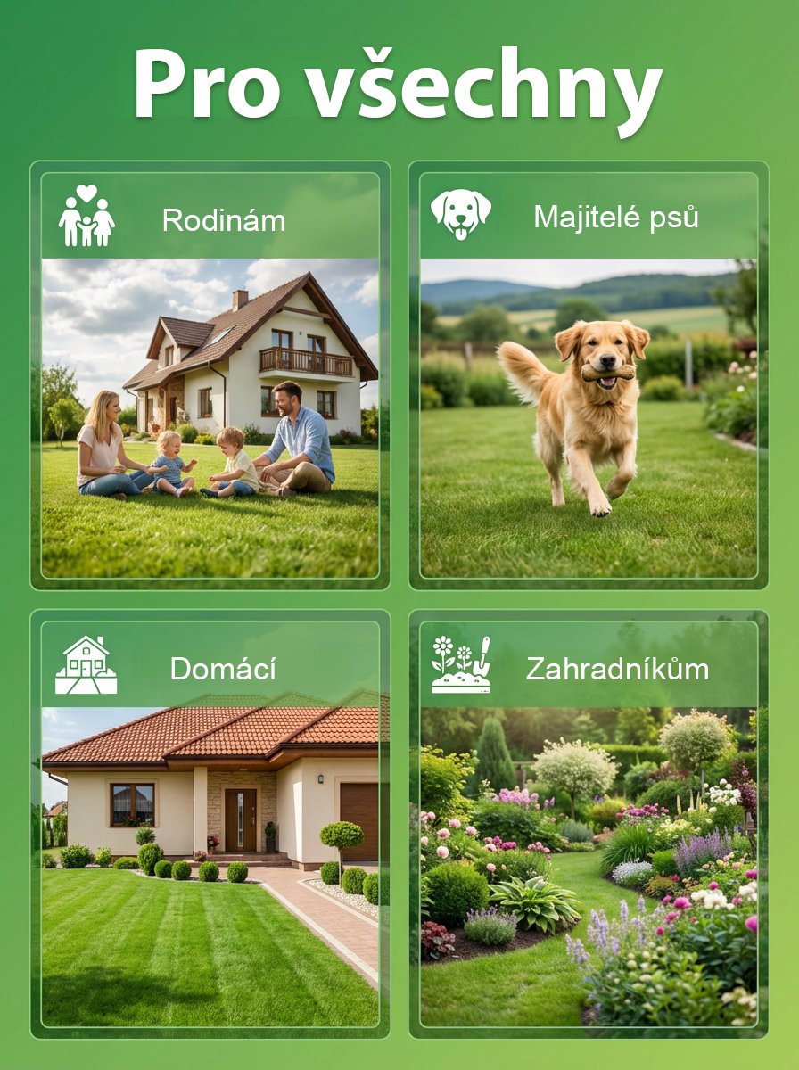 【Klíčivost 99%】Semena odolného trávníku čtyřsezónní zeleně