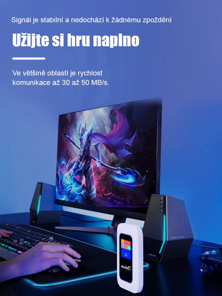 Univerzální, rychlá, přenosná Wi-Fi síť po celém světě