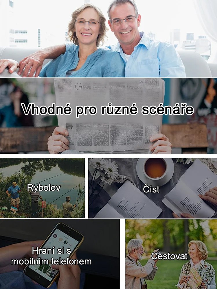 Německé chytré brýle Autofocus Progres™ | Filtr modrého světla | Akce 1+1 ZDARMA ✨
