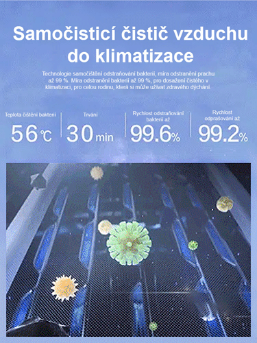 Nástěnná klimatizace s funkcí vytápění a chlazení