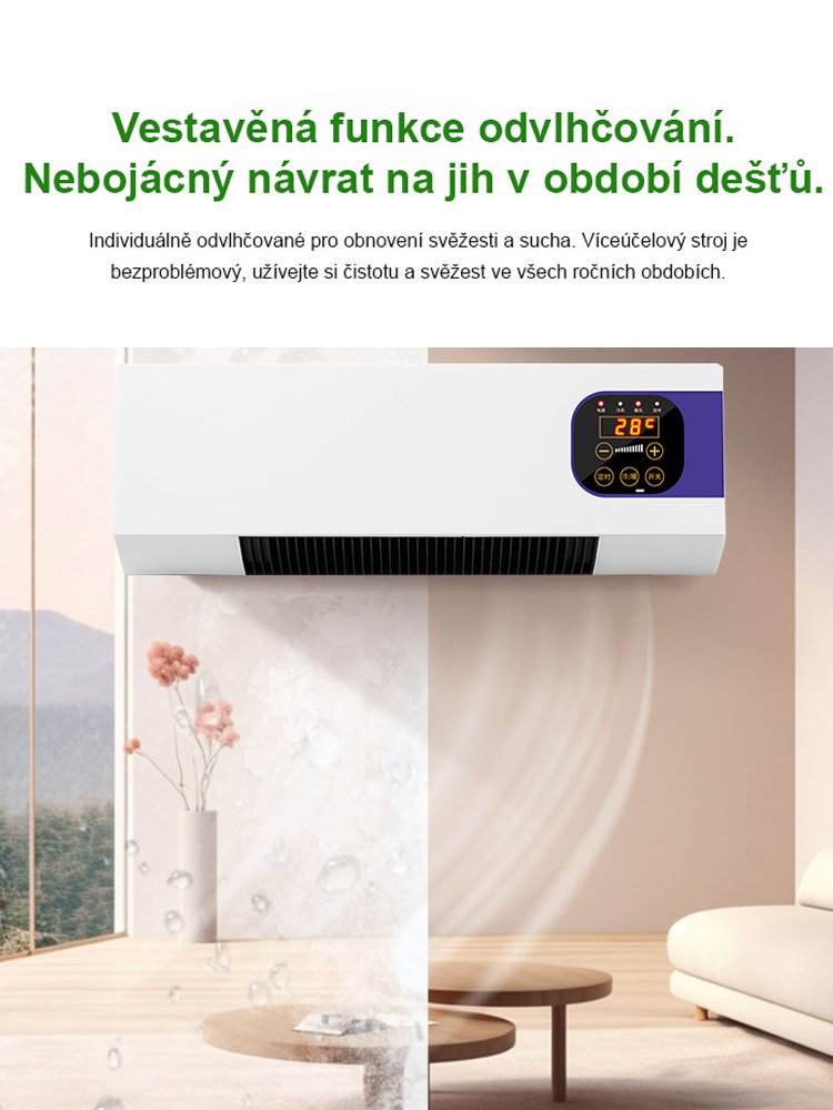 Nástěnná klimatizace s funkcí vytápění a chlazení