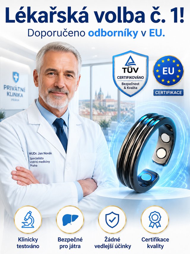 Německý lékařský magnetický prsten pro kontrolu cukru, zabraňuje komplikacím