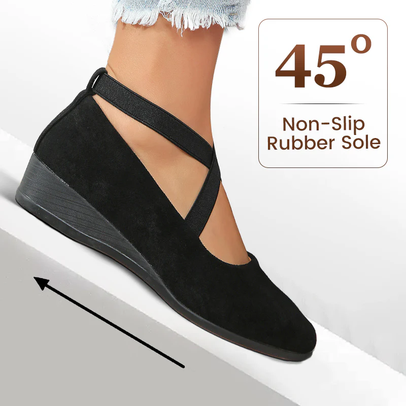 🌹-49% sleva!! Elegantní, jednobarevné, flexibilní boty na nízkém klínku🩰
