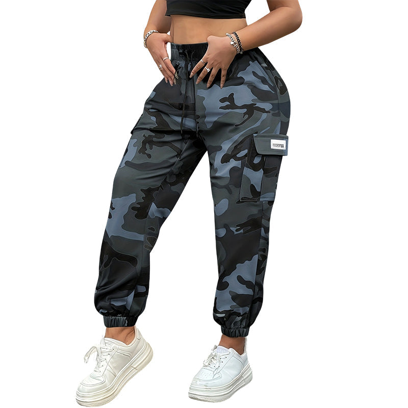 👖Novinky - Volné cargo jogger kalhoty s vysoce elastickou tkaninou – funkční kapsy a zúžený střih pro aktivní městské nošení