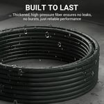 💧 Třívrstvá hadice odolná proti zlomení – PVC a nerezová ocel. Univerzální konektor, snadná instalace. Ideální pro intenzivní čištění! 🚿🔧