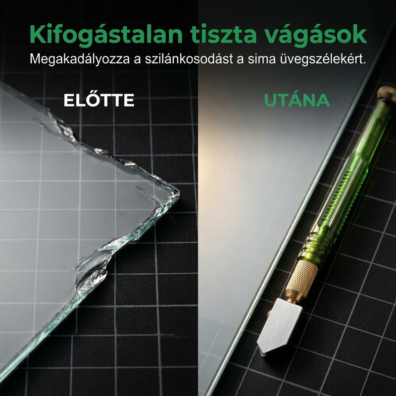 🛠️Profesionální diamantová řezačka – s válečky z tvrzené slitiny, které umožňují přesné řezání jak skla, tak dlaždic.