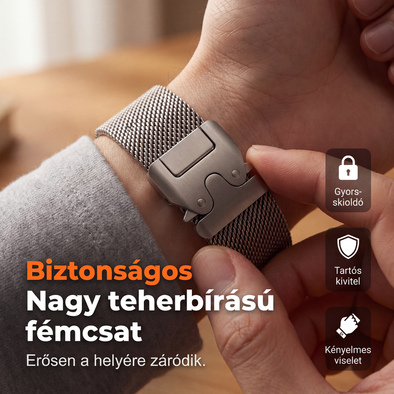 ⌚Řemínek z nerezové oceli – pro Apple Watch