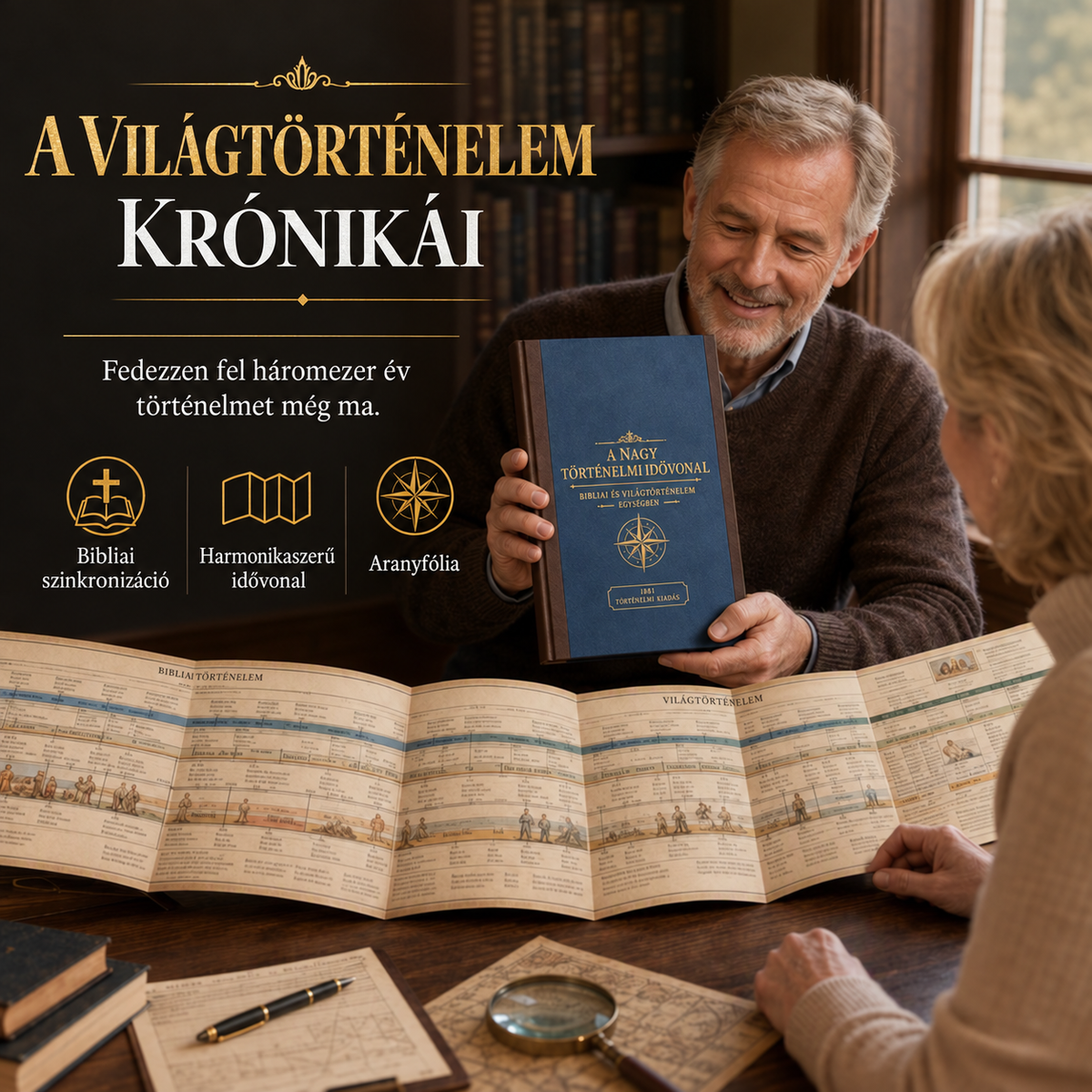 Adamova synchronologická historická tabulka – časová osa biblických a světových dějin