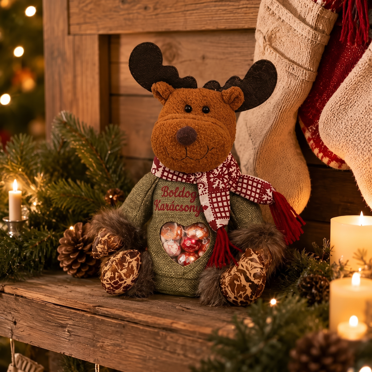 🎄🎁 SLEVA 49 % poslední den! Vánoční dárkové tašky na zip – sváteční balení 🎅✨