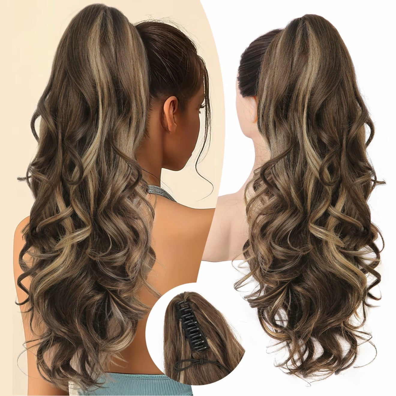 🔥 Časově omezená akce – sleva 50 % 👩💕 Clip-in prodlužování vlasů do culíku 🙋‍♀️