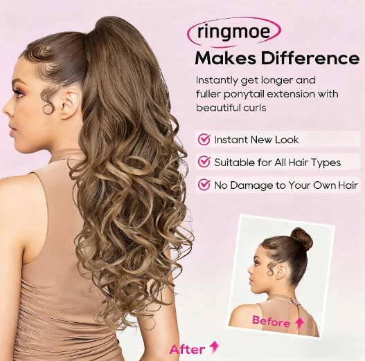 🔥 Časově omezená akce – sleva 50 % 👩💕 Clip-in prodlužování vlasů do culíku 🙋‍♀️