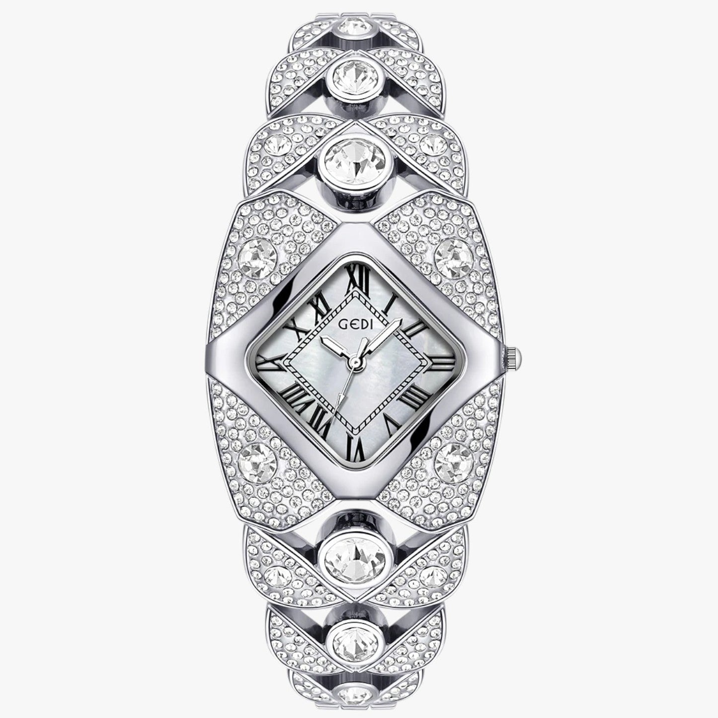 Callie | Dámské hodinky Elegance 2025 s lehkým diamantovým pouzdrem a voděodolným designem