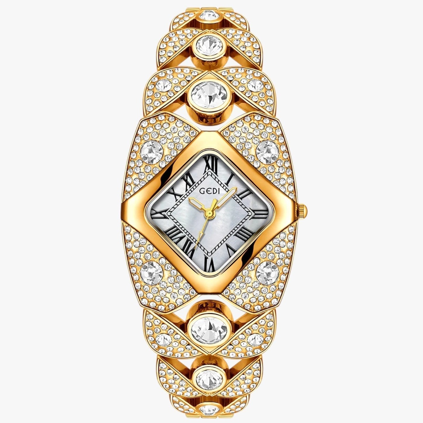 Callie | Dámské hodinky Elegance 2025 s lehkým diamantovým pouzdrem a voděodolným designem