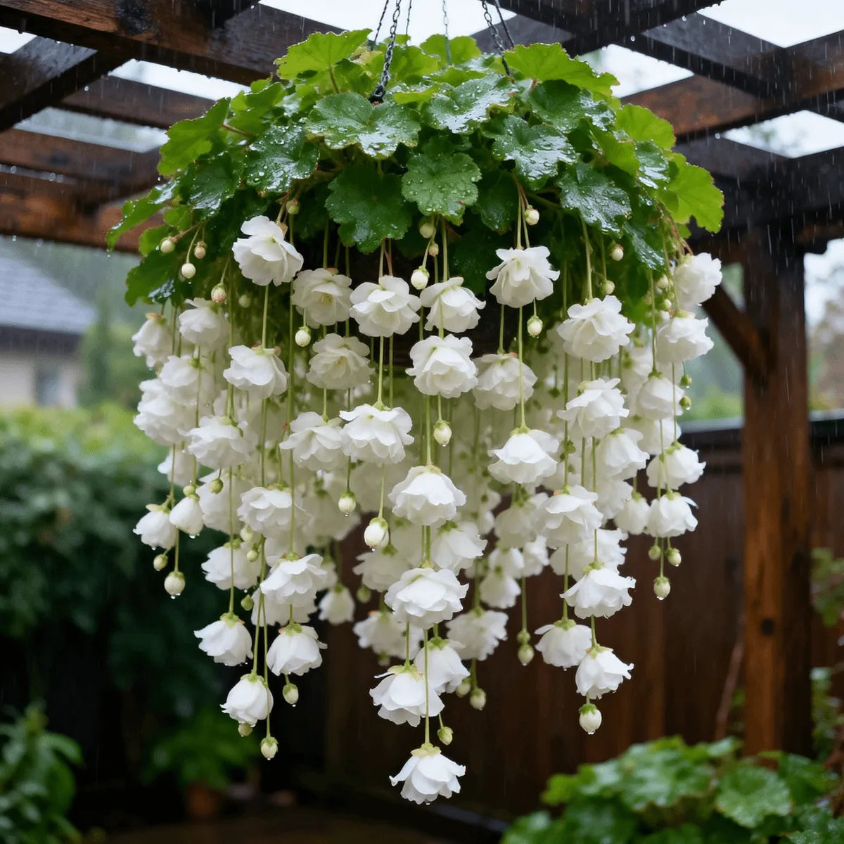 💥 Král květů v závěsném koši č. 1 – Kaskádovité cibulky begónií 💐