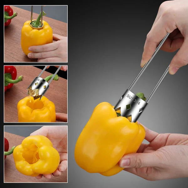 【✨Kupte jeden, druhý dostanete zdarma】🍅Univerzální odstraňovač jader z nerezové oceli