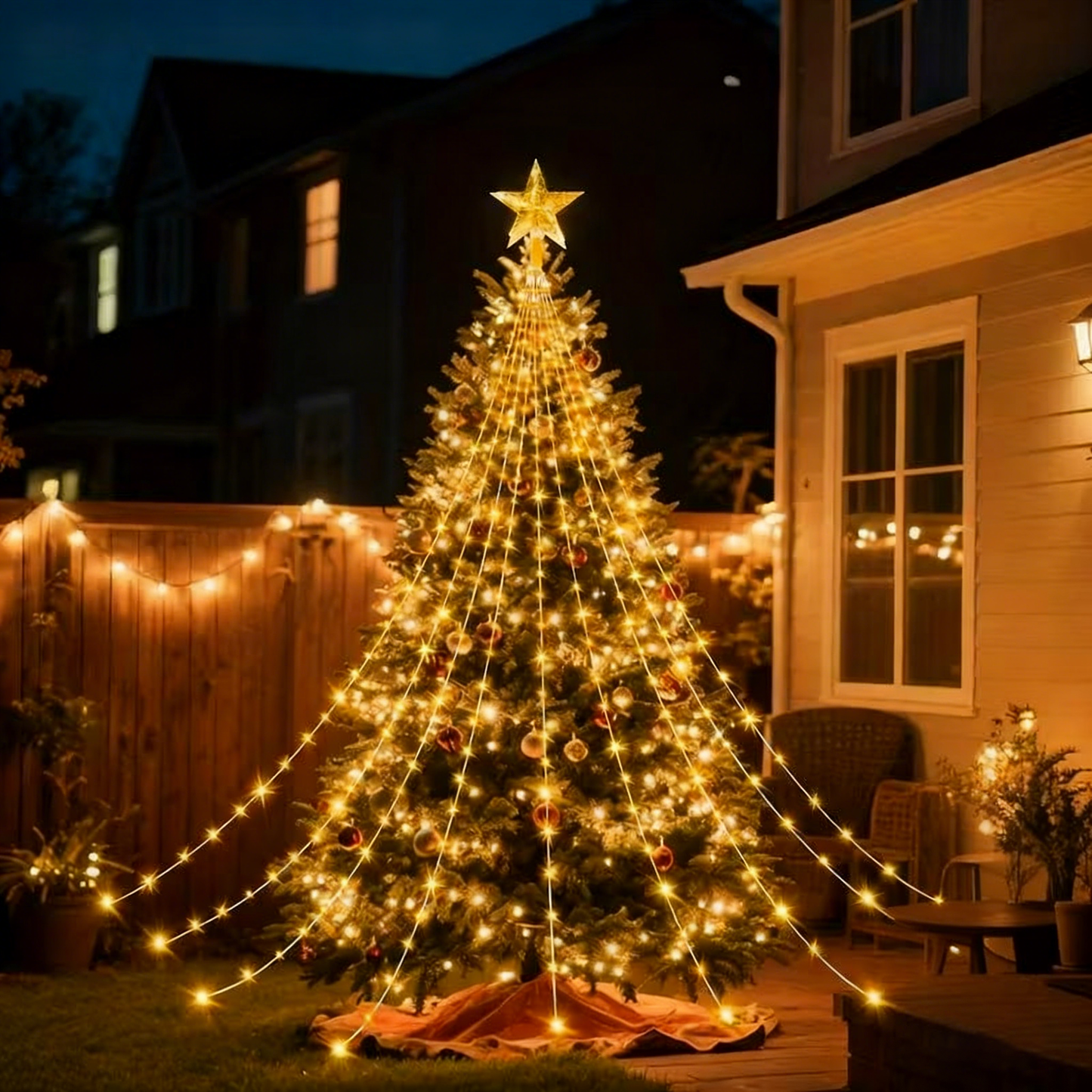 🎁Předčasný vánoční výprodej 50% SLEVA🎄Vánoční osvětlení Starlight Cascade