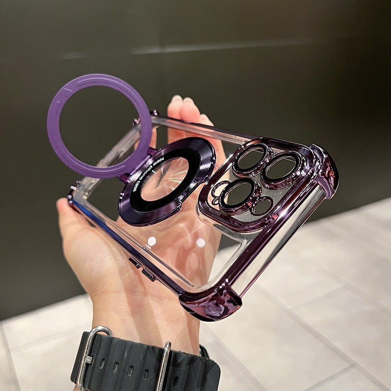 Pouzdro proti pádu s magnetickým držákem pro iPhone