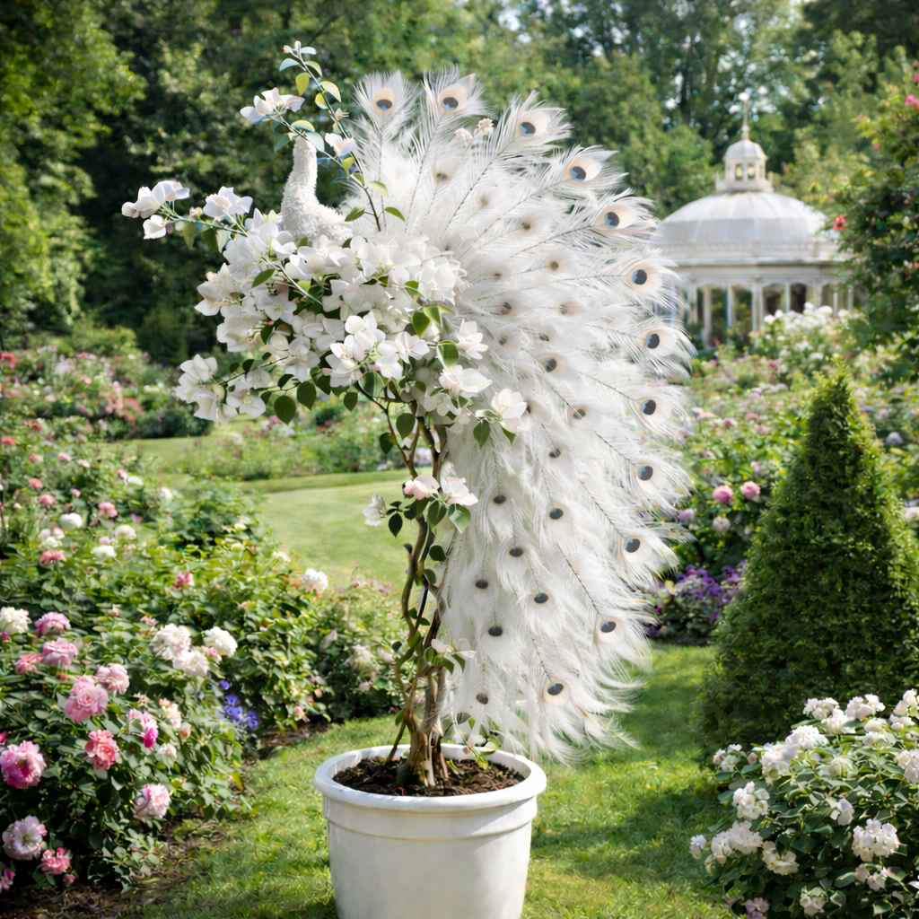 🦚Semena popínavé rostliny Peacock Bougainvillea – Zkrášlete svou zahradu elegantními květy pavího květu