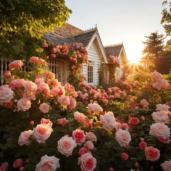 🌈 Pnoucí růže nejvyšší kvality 🌹 Rychle rostoucí, snadno se o ně pečuje a velmi voňavé ✨ Ideální do každé zahrady