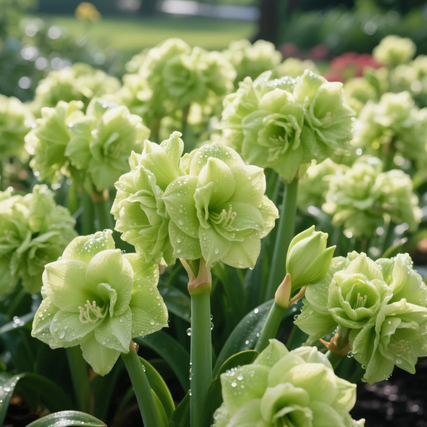 🌺Dvojité cibule amarylis s květinovou vůní – kvetou za 40 dní