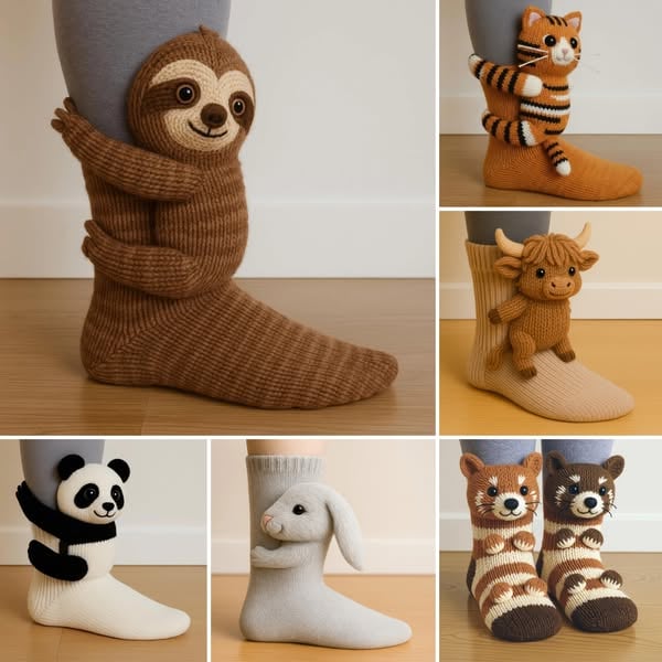 🔥Žhavý výprodej! Nejprodávanější ponožky se zvířecím potiskem🧦