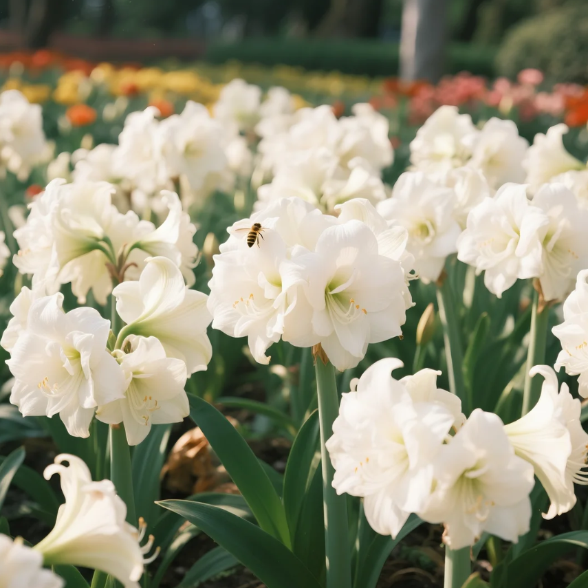 🌺Dvojité cibule amarylis s květinovou vůní – kvetou za 40 dní