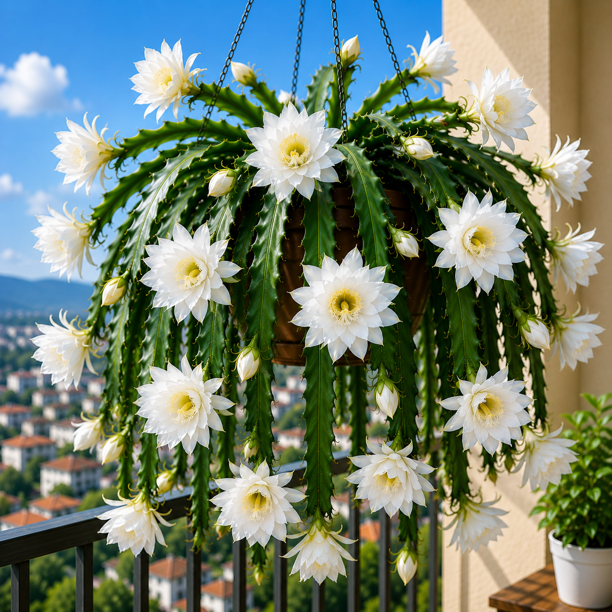 💫 Vzácný kaktus orchideje Epiphyllum 🌸 Vzácná květina, kterou každý obdivuje