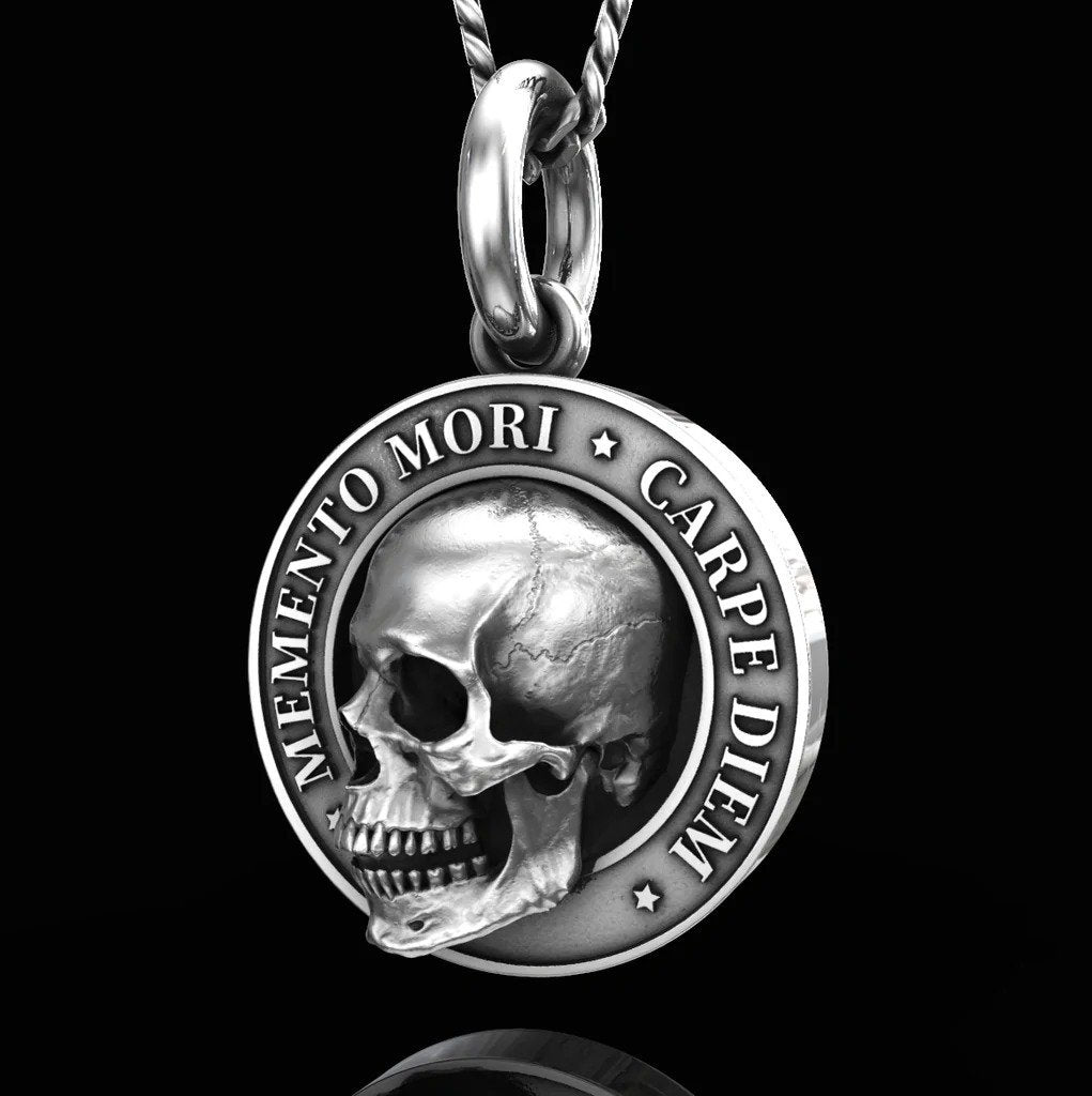 🔥Přívěsek s lebkou Memento Mori