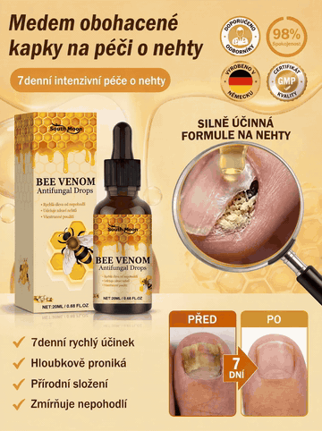 【7 dní pro jasné nehty】Kapky s včelím jedem pro péči o nehty