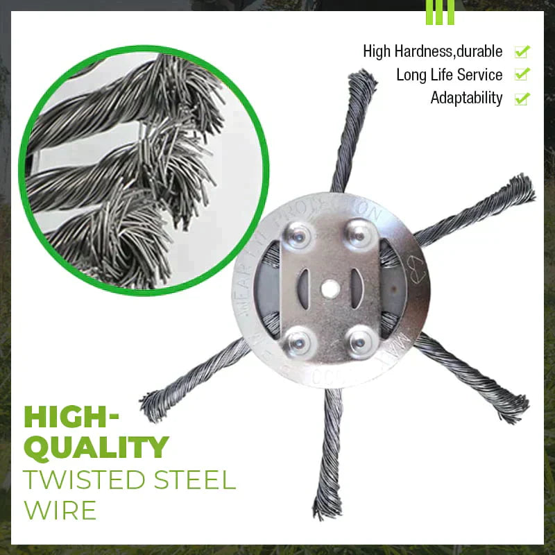 🔥 Náhradní hlavice pro vyžínač / strunovou sekačku – ocelová hlavice na sekání trávy 🌿✂️⚙️