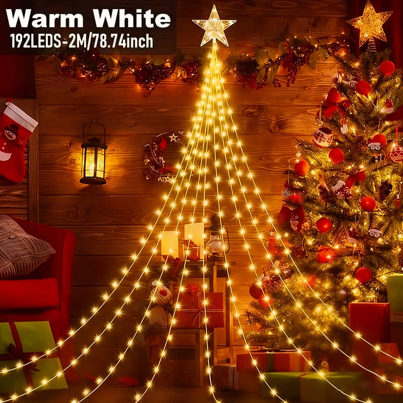 🎁Předčasný vánoční výprodej 50% SLEVA🎄Vánoční osvětlení Starlight Cascade