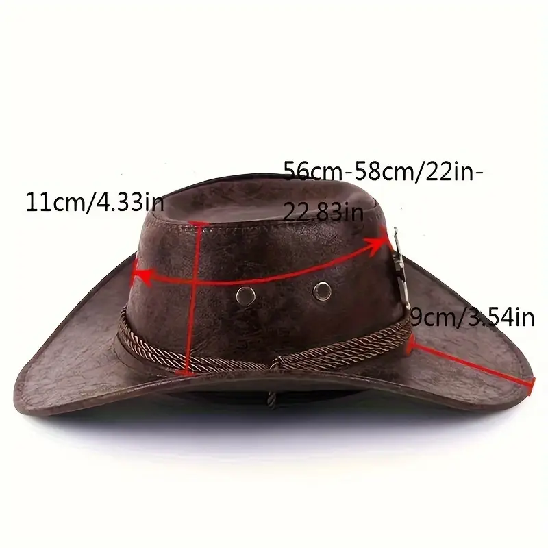 🤠 Vintage kovbojský klobouk – ikonický styl Divokého západu, ochrana před UV zářením a letní pohodlí