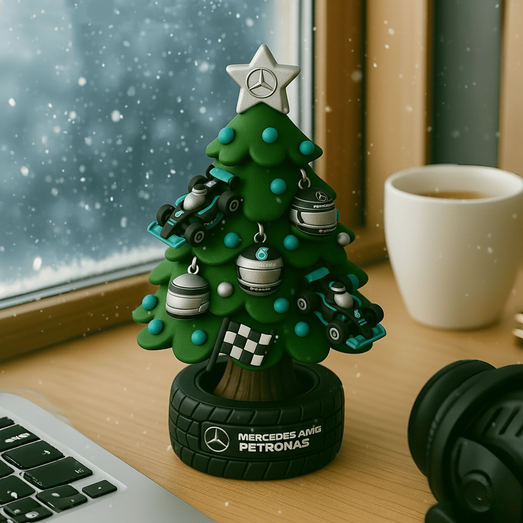 🎄🏎️ Miniaturní vánoční stromeček ve stylu týmu F1