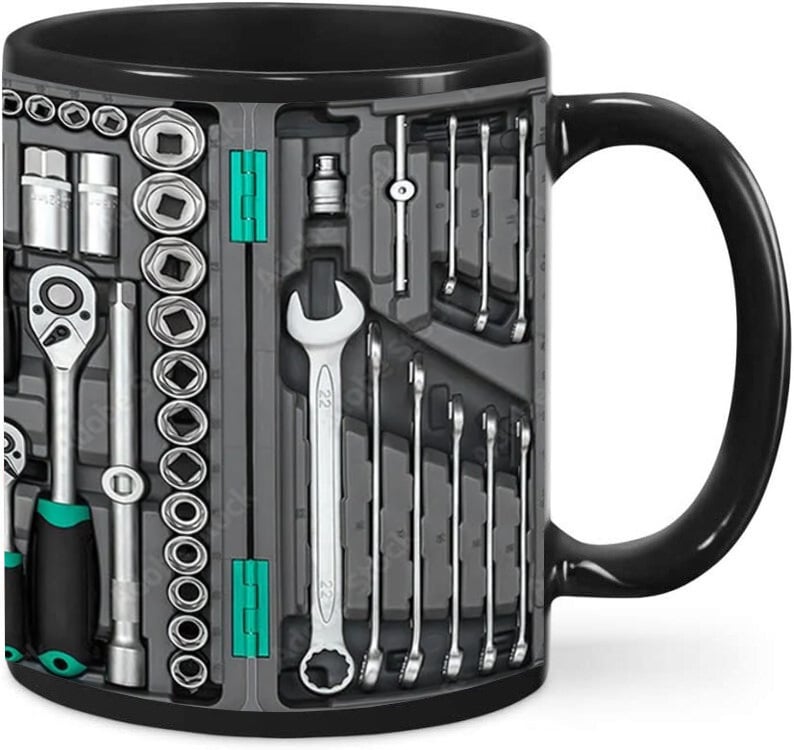 ⚡VÝPRODEJ NA KYBERNETICKÉ PONDĚLÍ🔧⚡Hrnček s nářadím pro mechaniky🍵