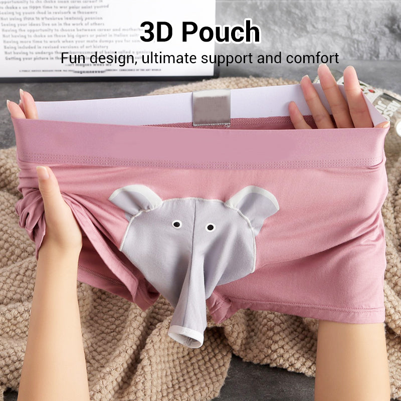 🐘Pánské prodyšné boxerky s 3D kapsou🩲