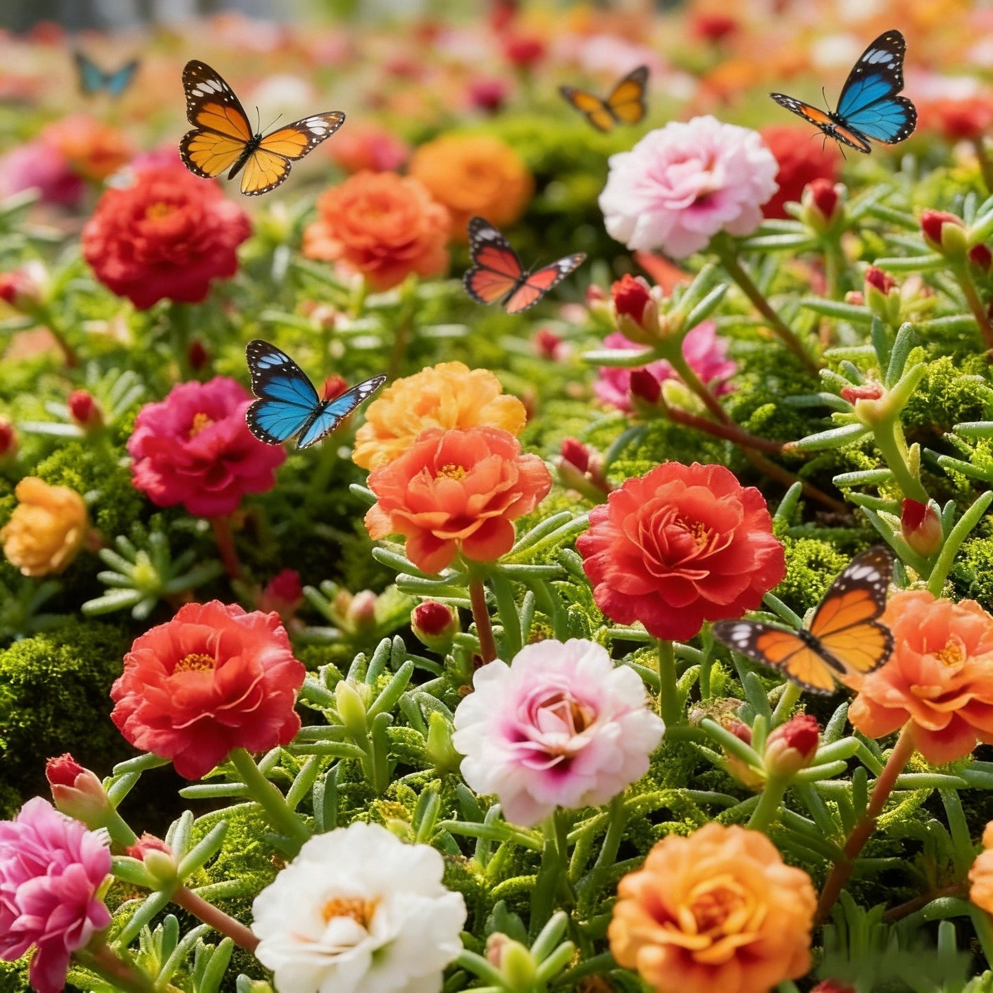 🌸Semena mechové růže – 🌿Semena trvalek / Velké květy / Snadno pěstovatelné