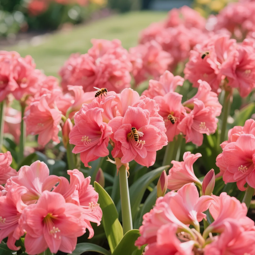 🌺Dvojité cibule amarylis s květinovou vůní – kvetou za 40 dní