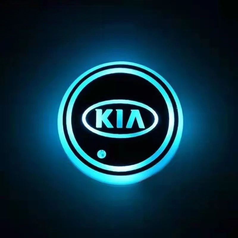 2ks LED podtácků do auta