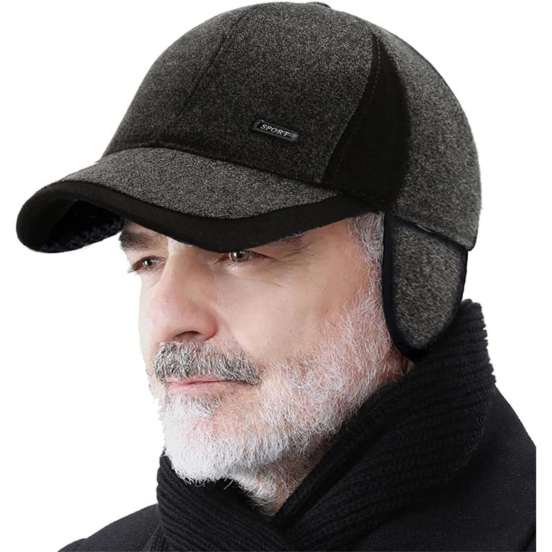 Teplá, lehká zimní kšiltovka