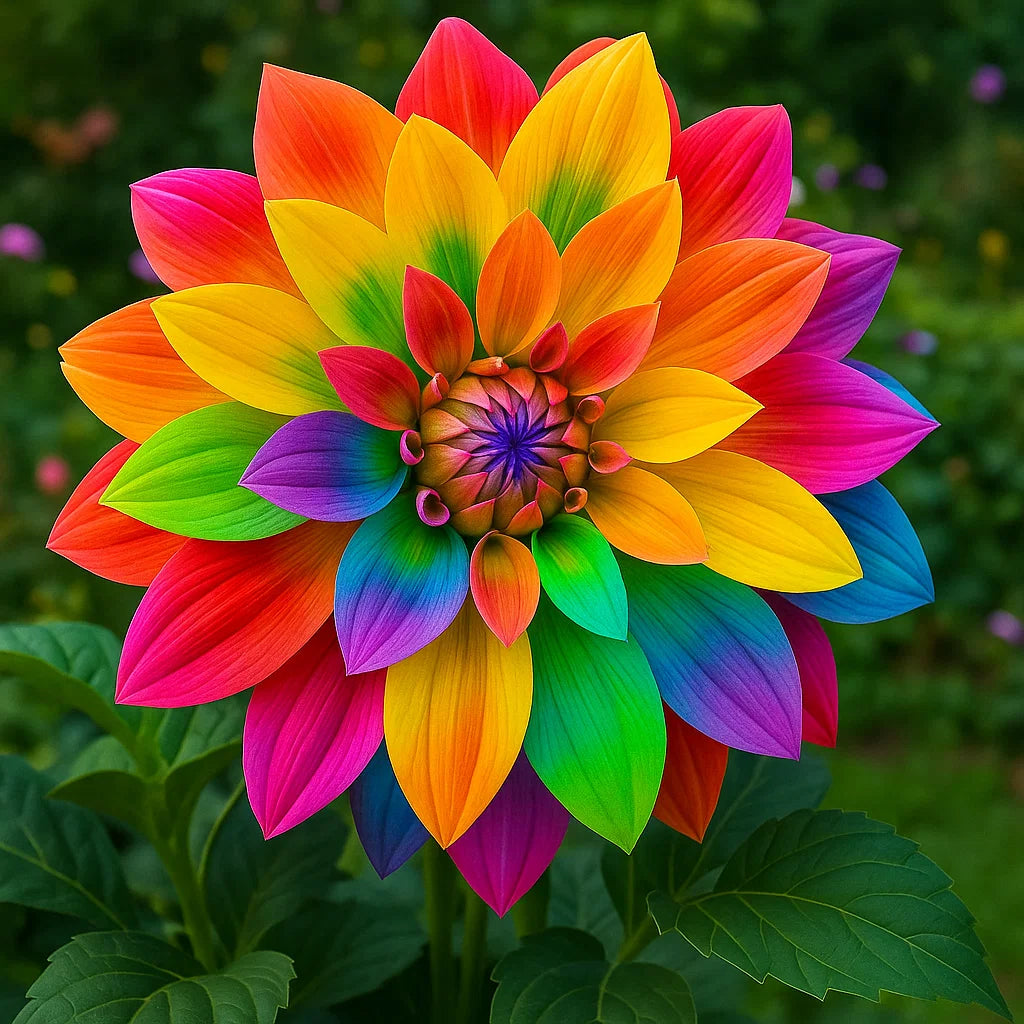 🌸Vzácné dvojité jiřiny – výrazné květy, které běžné zahrady nikdy nemají