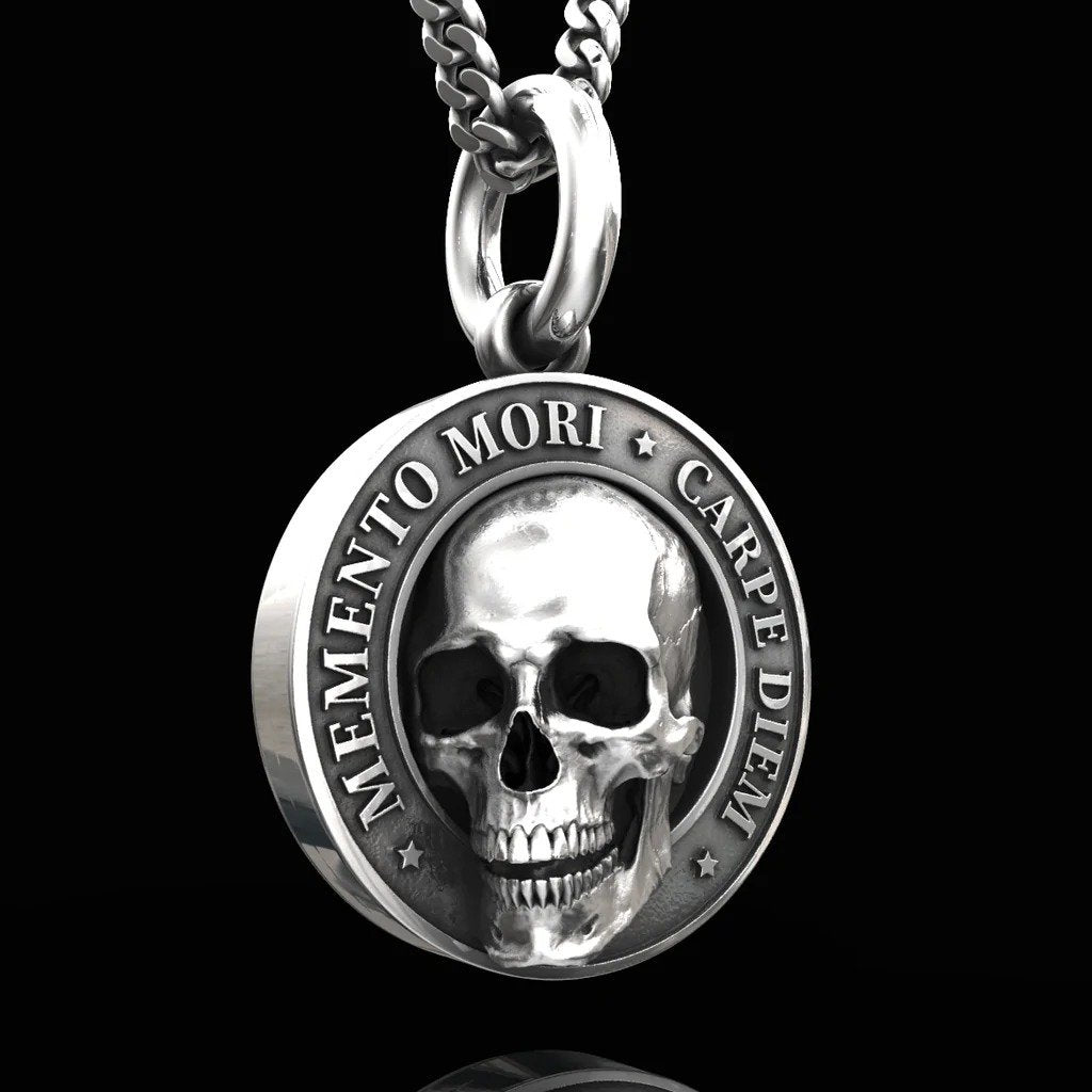 🔥Přívěsek s lebkou Memento Mori