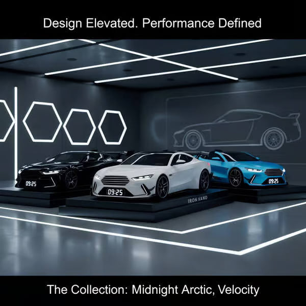 🎁 Budík s hyperautomobilem🏎️ Realistický motor a světelné efekty