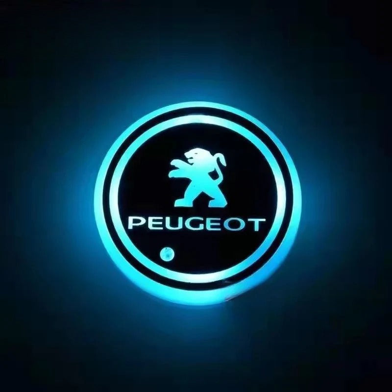 2ks LED podtácků do auta