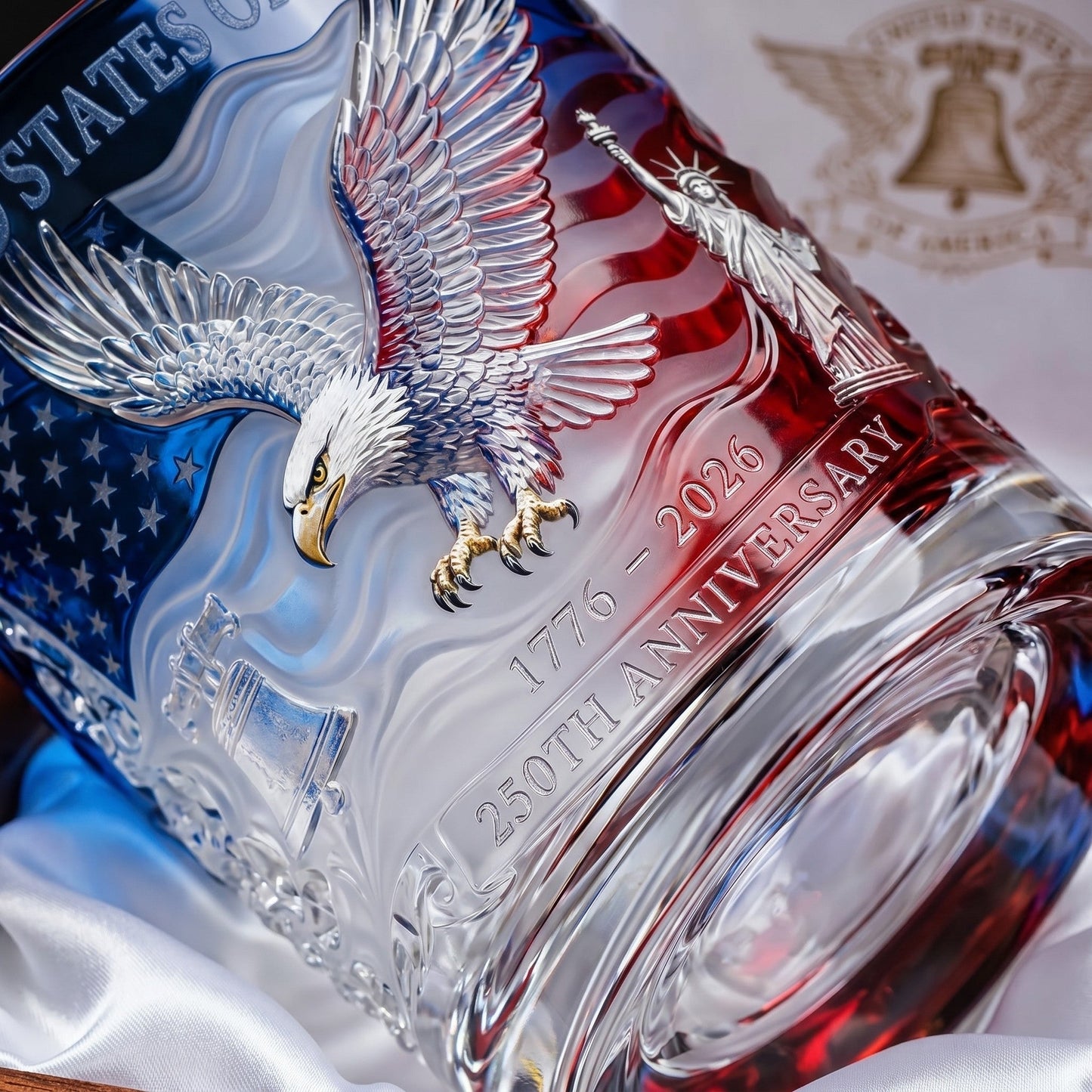 Limitovaná edice pamětního skla k 250. výročí USA z roku 2026 – edice Heritage 1776-2026