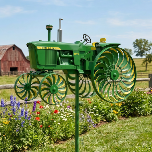 Zahradní větrný mlýn John Deere